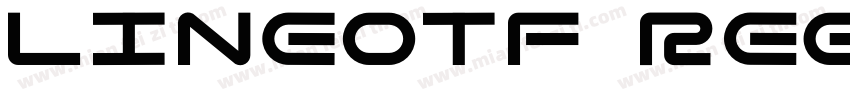 LINEOTF Regular字体转换